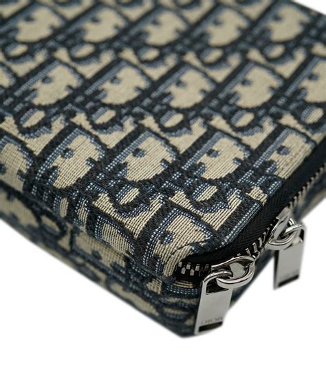 beige and black dior oblique jacquard pouch price|Pouch with Strap Beige and Black Dior Oblique Jacquard.